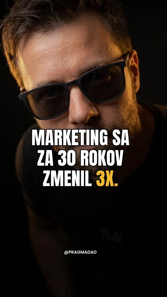 Náhľad AI reelu: Marketing sa za 30 rokov zmenil 3x